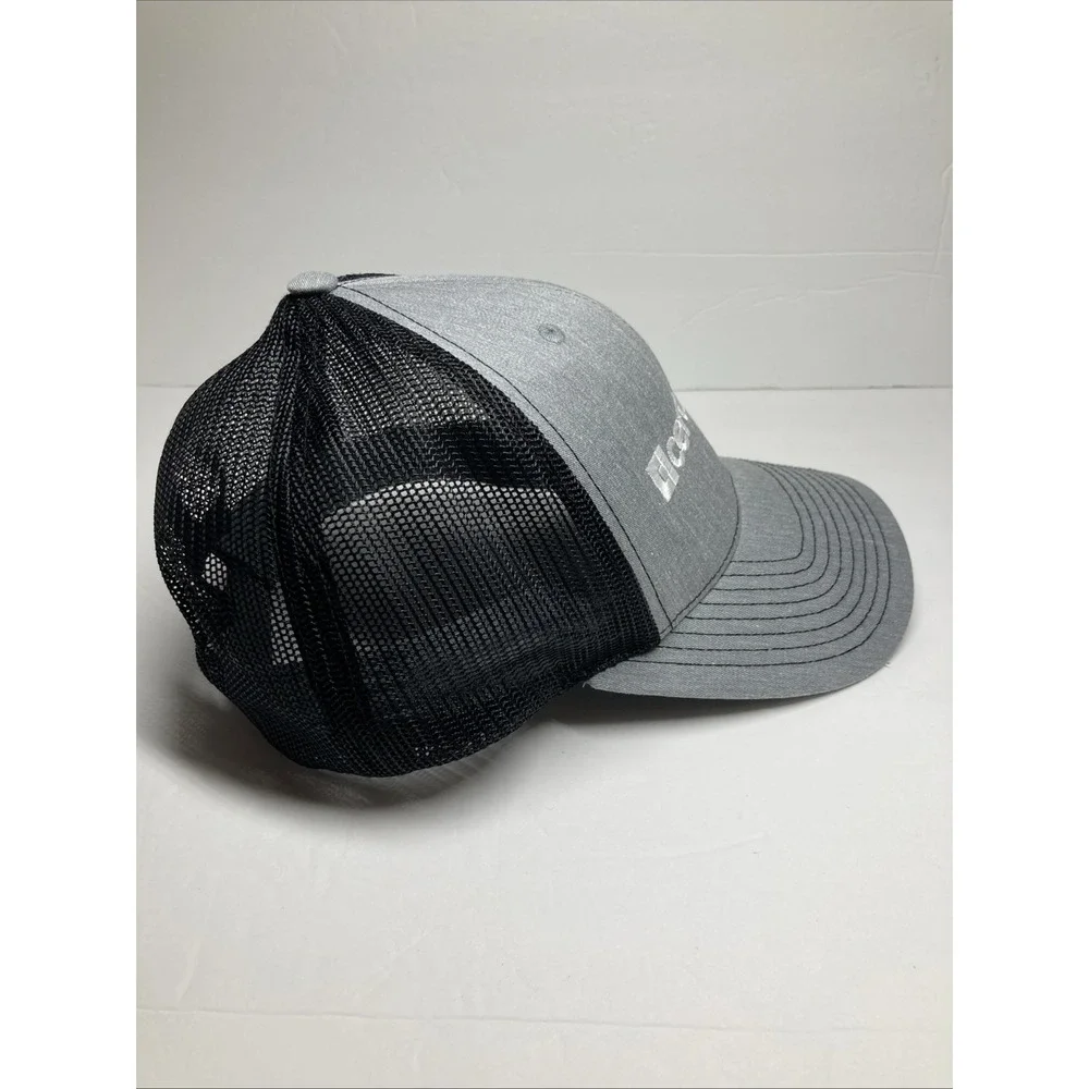 Certainties Saint-Gobain Cap Hat Gray Black Adult Adjustable Mesh SnapBack‎